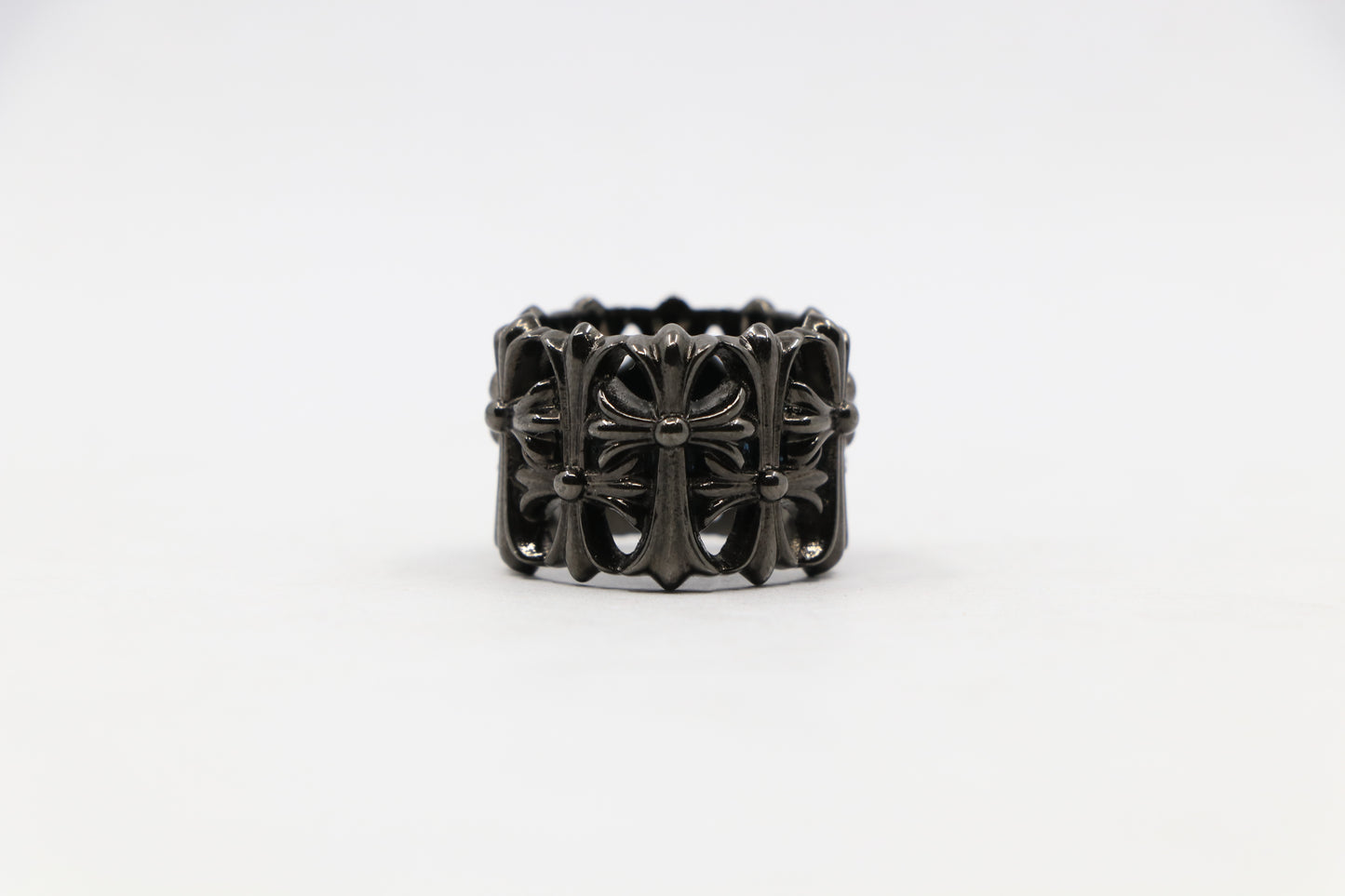 Chrome Hearts Black Rhodium Cemetery Ring Size 7| AVNTGRDNY NYC