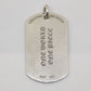 Chrome Hearts RS3 Dog Tag Pendant Sterling Silver | AVNTGRDNY NYC