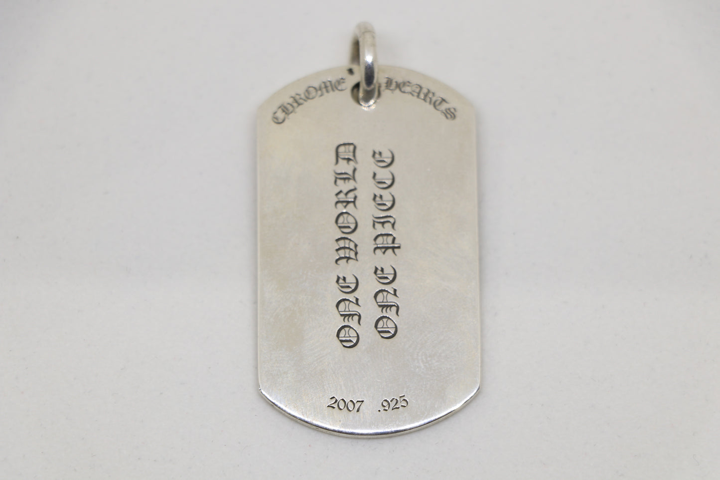 Chrome Hearts RS3 Dog Tag Pendant Sterling Silver | AVNTGRDNY NYC