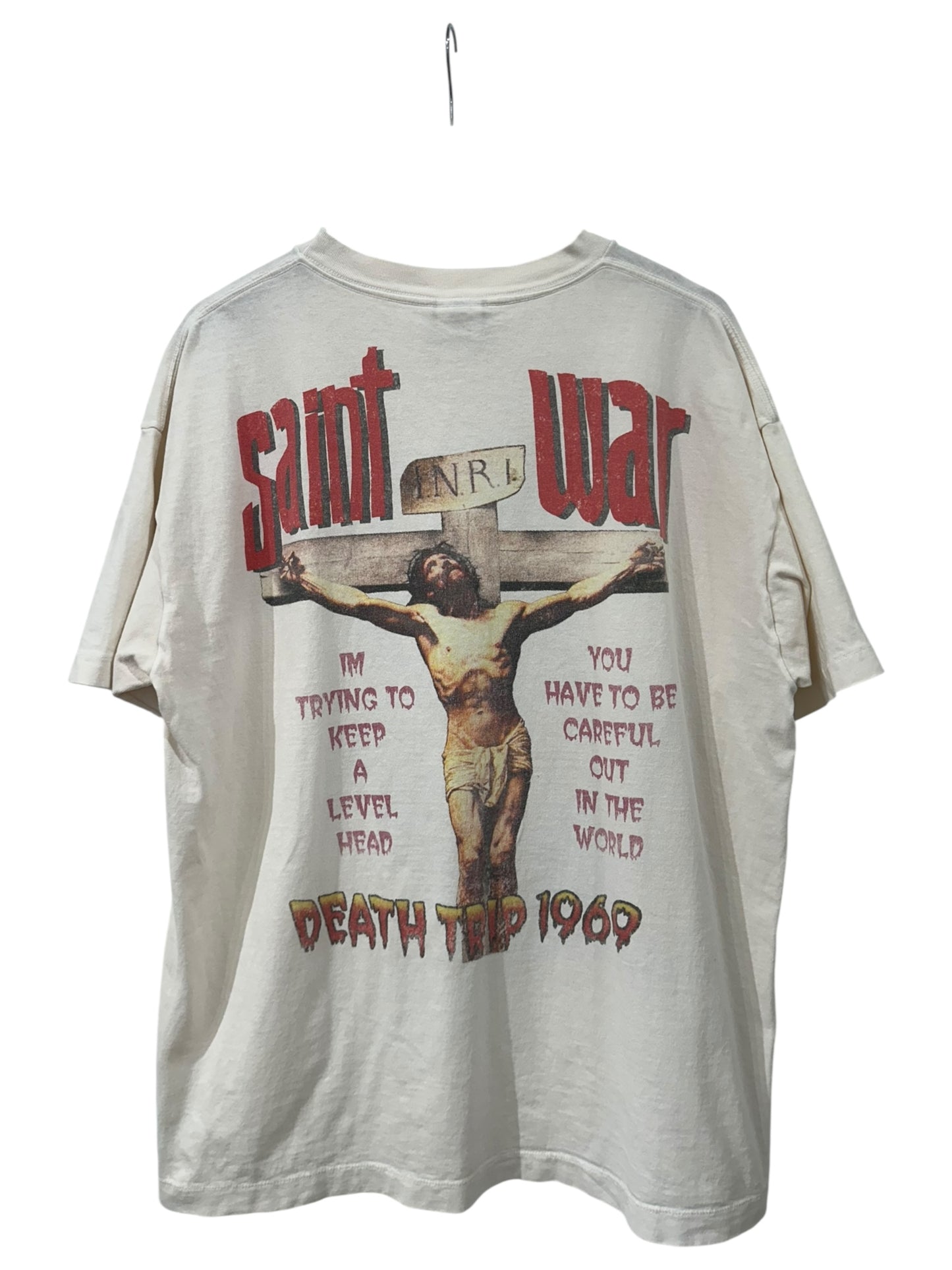 Saint Michael Death Trip T-Shirt Size XL