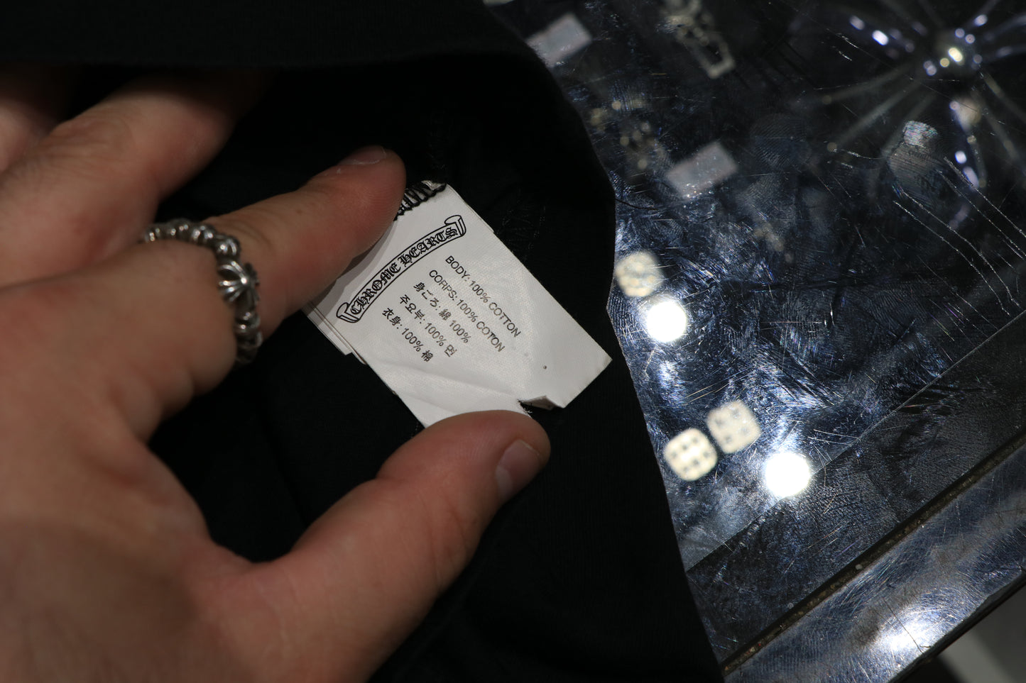 Chrome Hearts Floral Snowflake T-Shirt Black/White Size XXL| AVNTGRDNY NYC