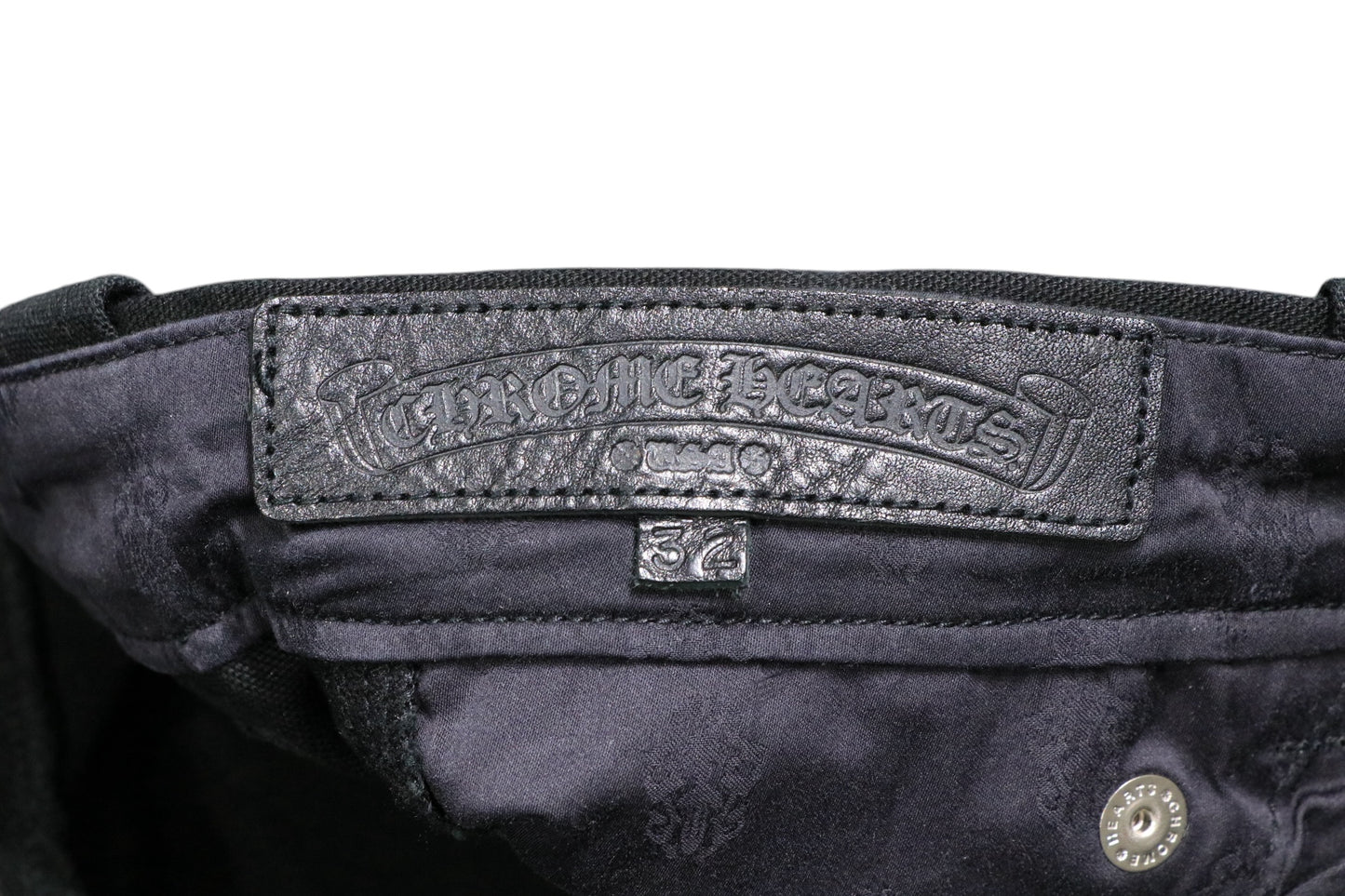Chrome Hearts Double Knee Carpenter Pants Black Size 32 New | AVNTGRDNY NYC