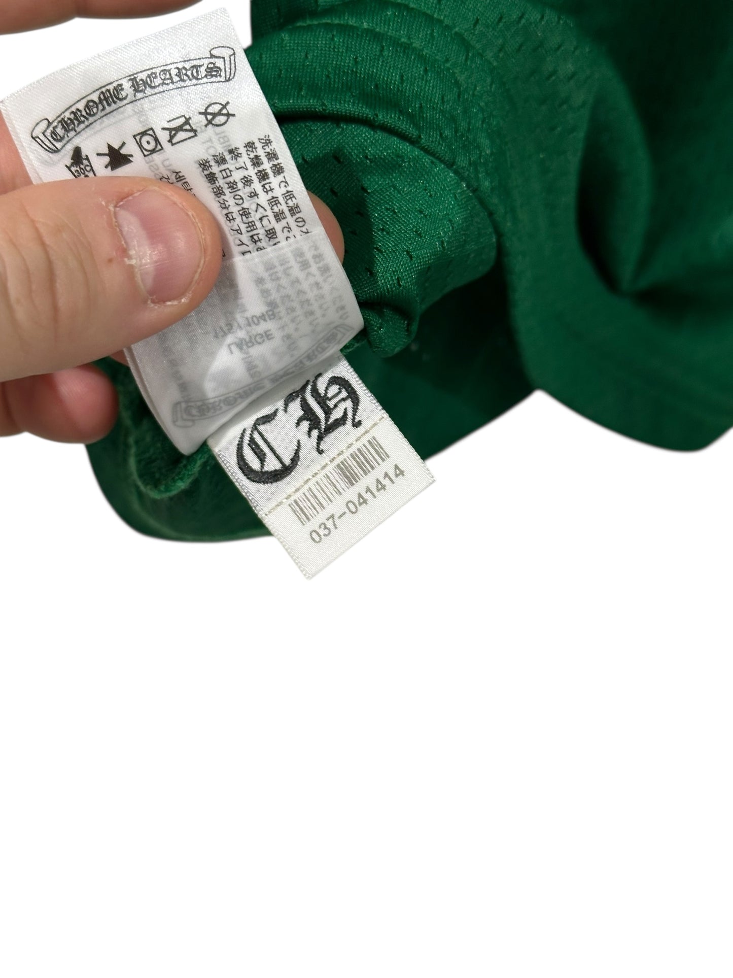 Chrome Hearts Stadium Mesh Jersey Green Size L