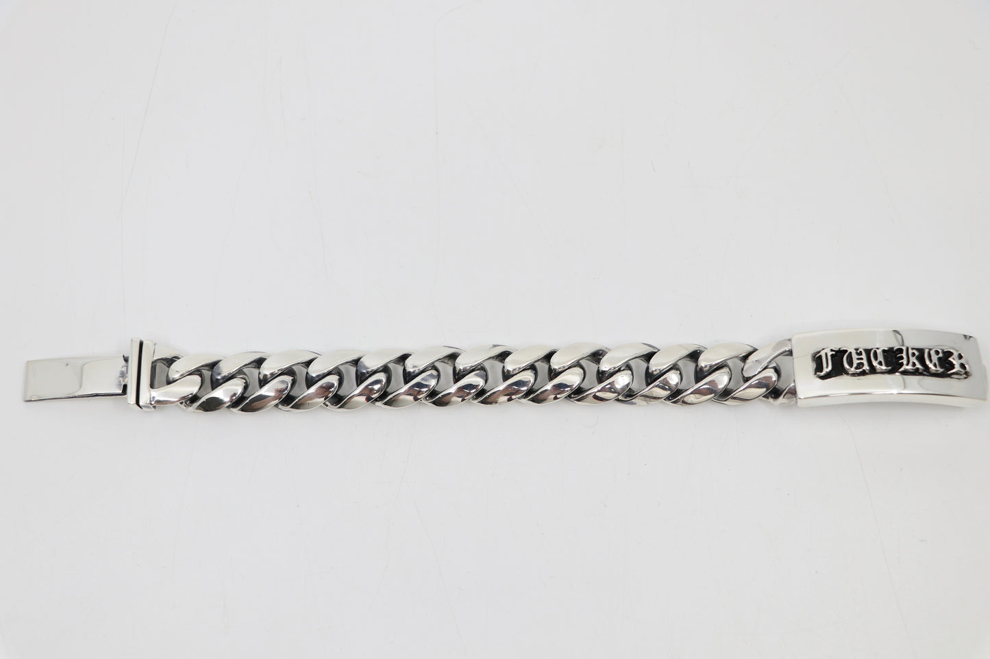 Chrome Hearts Fucker ID Bracelet 12 Link