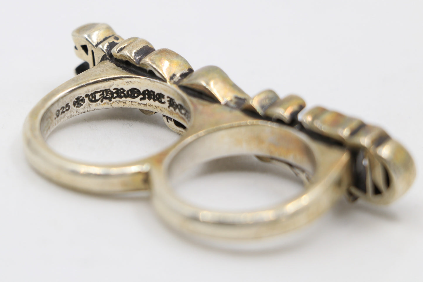 Chrome Hearts Double Ring “Chrome” Size 9/10 | AVNTGRDNY NYC