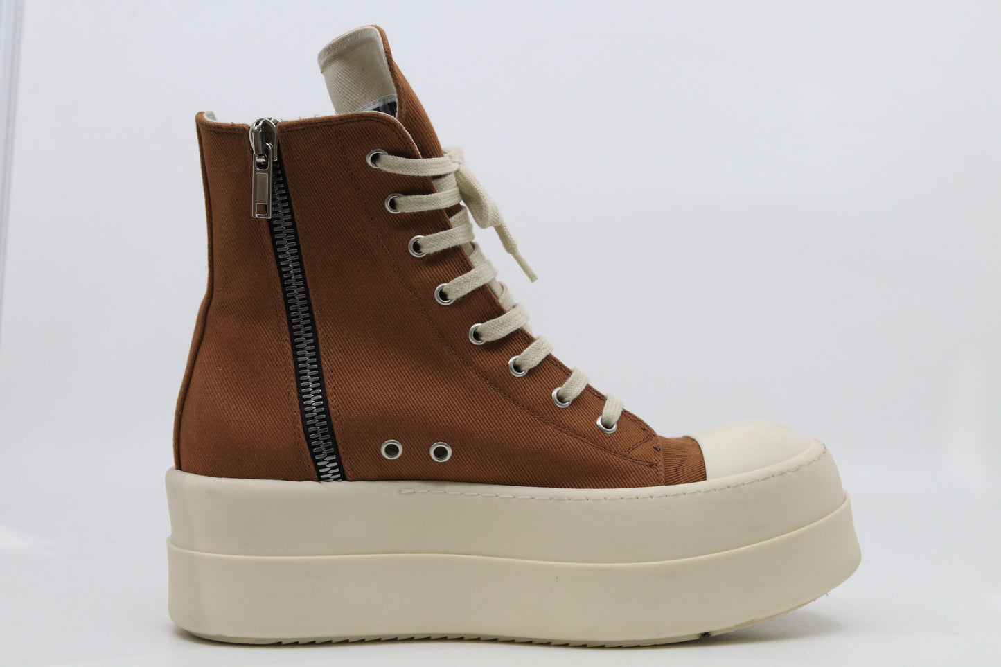 Rick Owens Women's Natural Porterville Double Bumper Sneaker Size 41