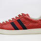 Gucci Ace Sneakers Red All Over Monogram Sz 12