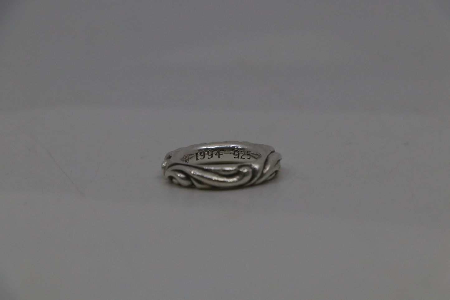 Chrome Hearts Scroll Ring Size 5