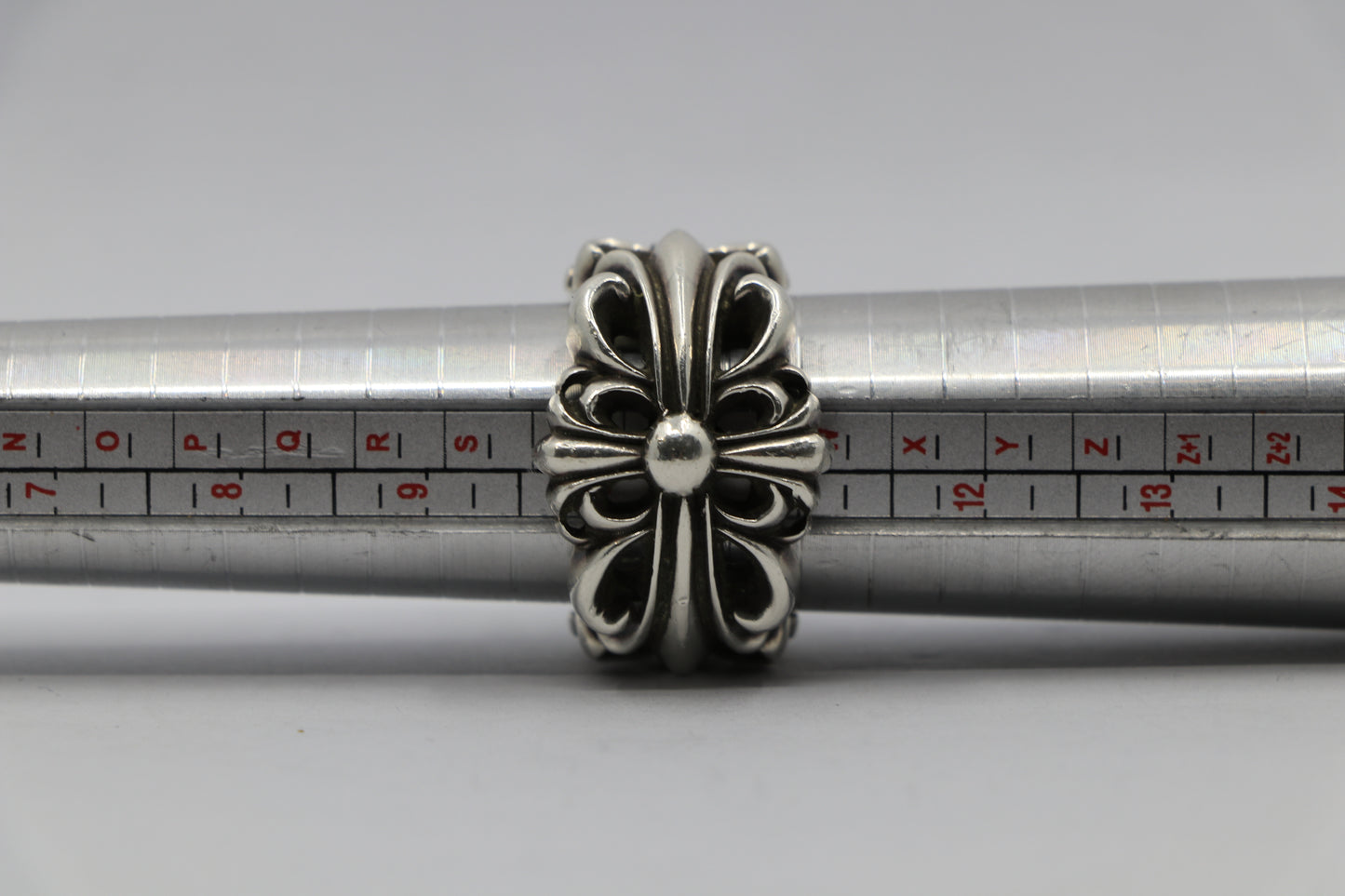 Chrome Hearts Double Floral Ring Size 10.5 Silver | AVNTGRDNY NYC