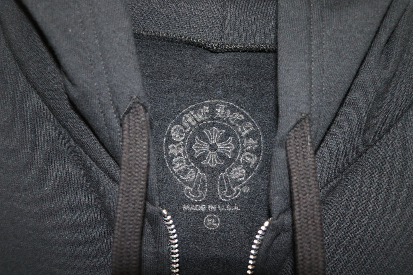 Chrome Hearts Eye Chart Zip Up Hoodie Black Size XL New | AVNTGRDNY NYC