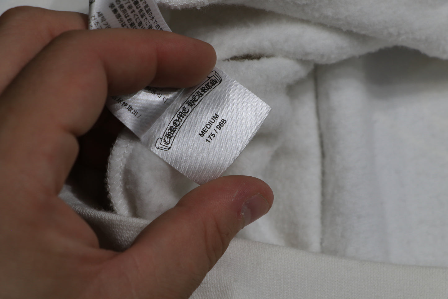 Chrome Hearts Online Exclusive Glow in the Dark Pullover Hoodie White Size M| AVNTGRDNY NYC