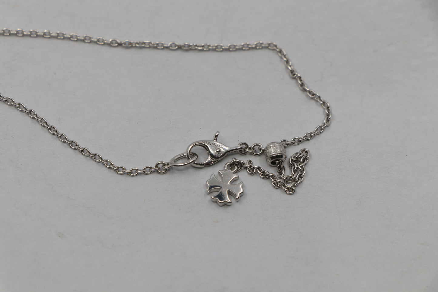 Chrome Hearts x Mikimoto White Gold Pearl Necklace 20"| AVNTGRDNY NYC