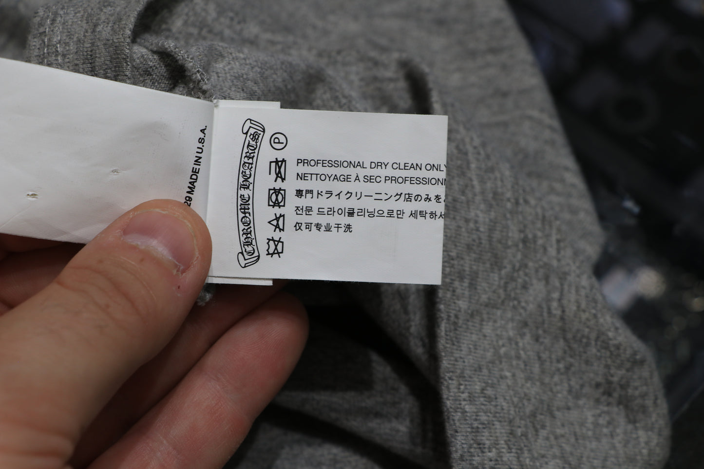 Chrome Hearts Leather Patch Henley Size L| AVNTGRDNY NYC