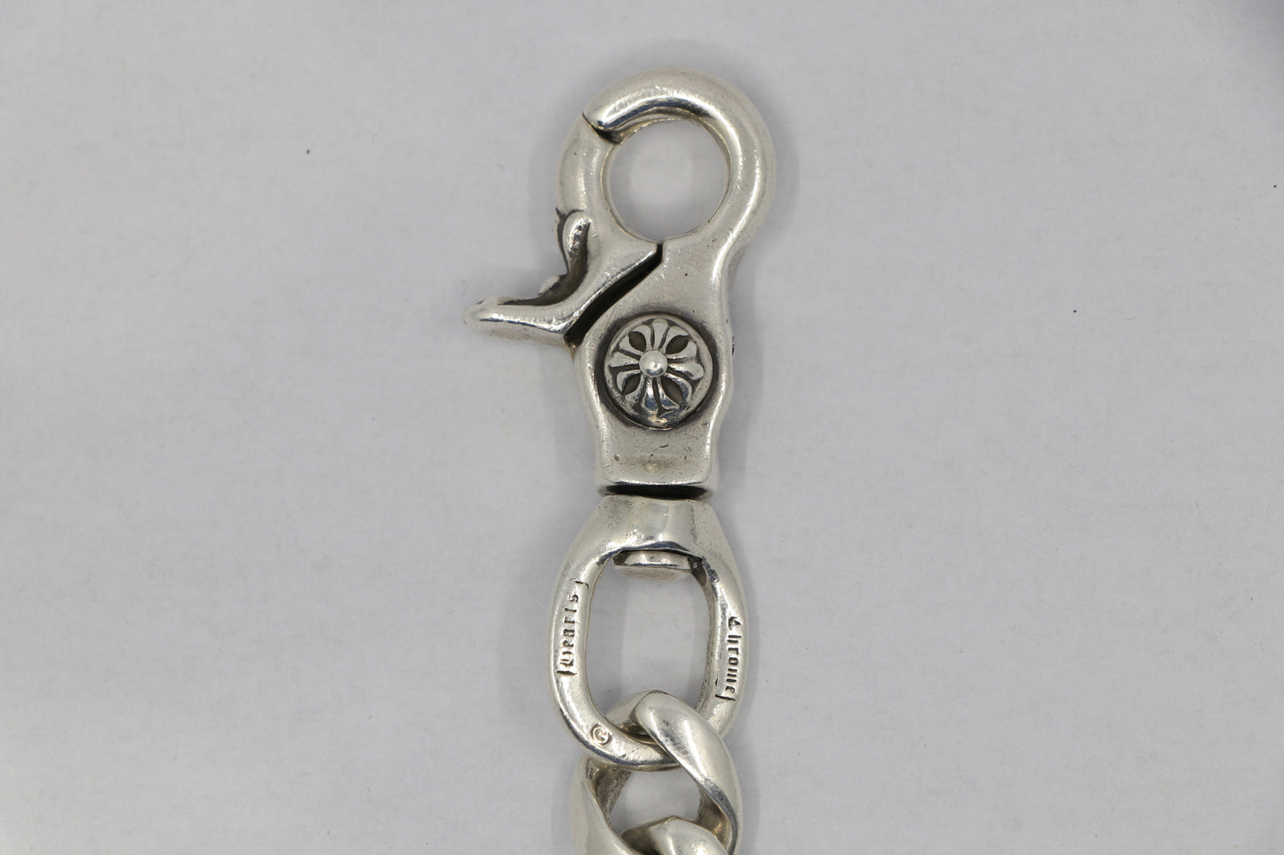 Chrome Hearts Classic Link Wallet Chain 25 Links Double Lobster Clasp .925 Sterling Silver | AVNTGRDNY NYC