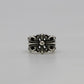 Chrome Hearts Double Floral Ring Size 7.5