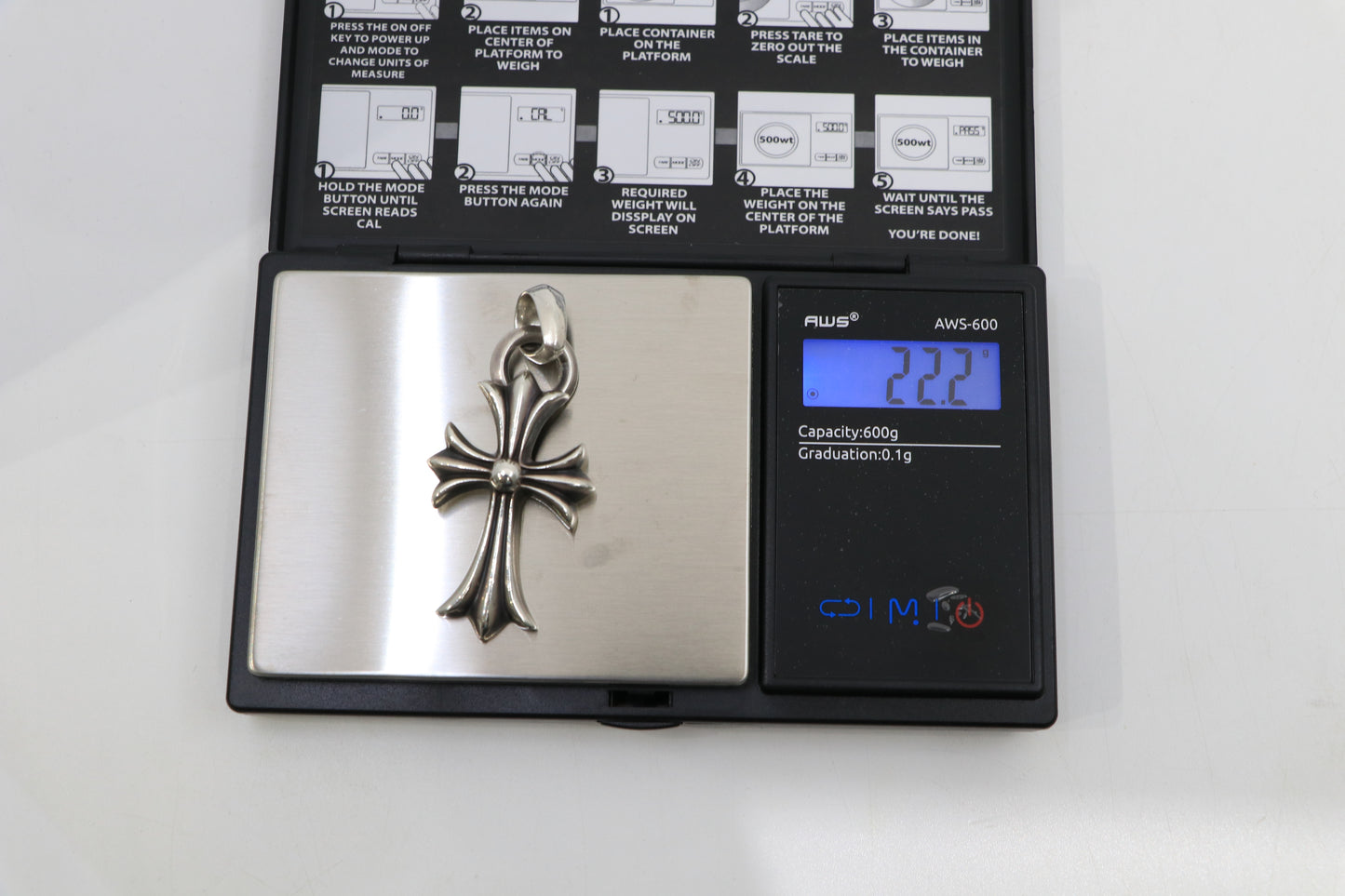 Chrome Hearts Small Cross Pendant