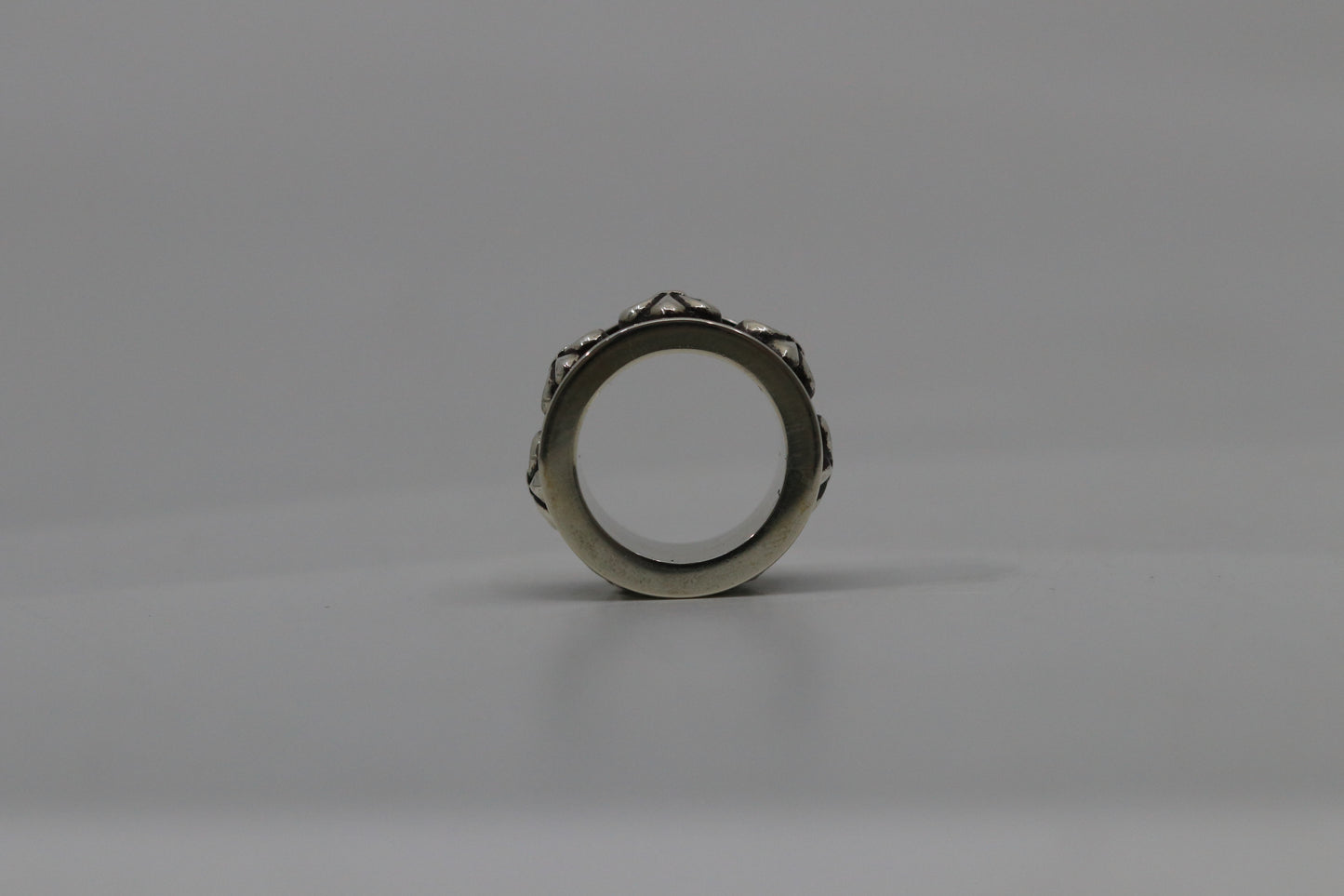 Chrome Hearts Fleur Spinner Ring Size 11