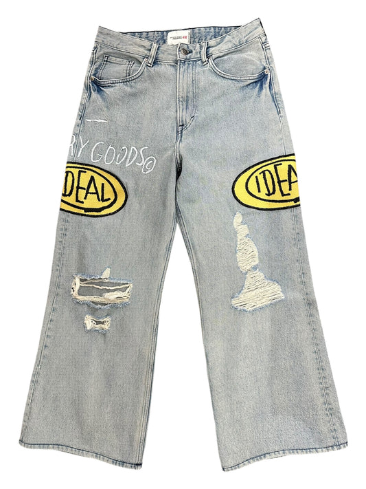 H&M x Basquiat x Ev&Tela Bootcut Jeans Size 32