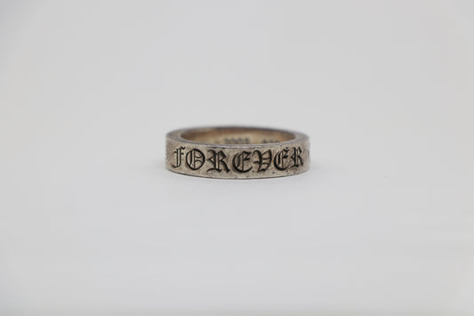 Chrome Hearts 6MM Spacer Ring “Forever” Size 11 Sterling Silver | AVNTGRDNY NYC
