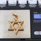 Chrome Hearts 22K Gold Large Star of David with Diamonds