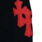 Chrome Hearts Leather Patch Thermal Navy with Red Leather Cross Patches Size Large| AVNTGRDNY NYC