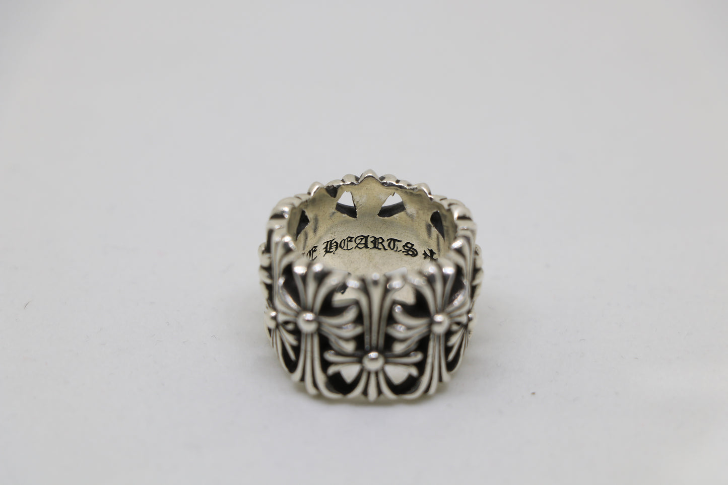 Chrome Hearts Round Cemetery Ring Size 8.5 Sterling Silver .925 | AVNTGRDNY NYC