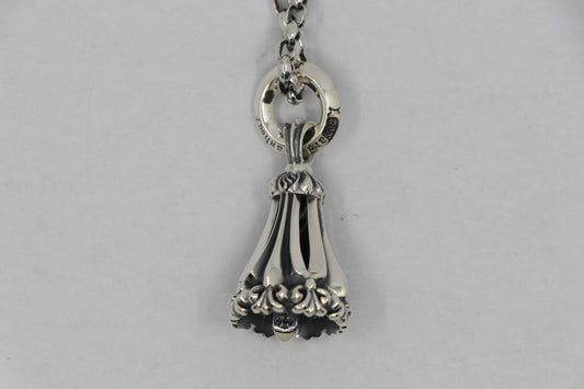 Lone Ones Mating Flight Pendant Chrome Bell Small .925 Sterling Silver | AVNTGRDNY NYC