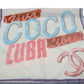 Cotton Coco Cuba Chanel Square Scarf Green