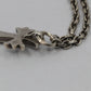 Chrome Hearts Small Cross Pendant on 24” Paper Chain Sterling Silver | AVNTGRDNY NYC