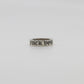 Chrome Hearts Fuck You 6MM Spacer Ring Size 8.5
