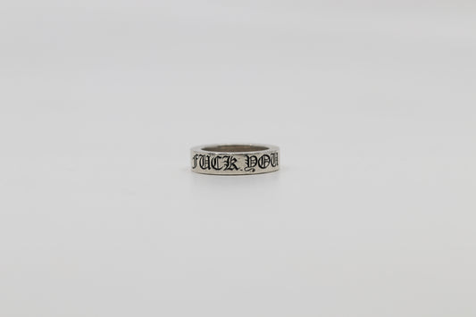 Chrome Hearts Fuck You 6MM Spacer Ring Size 8.5