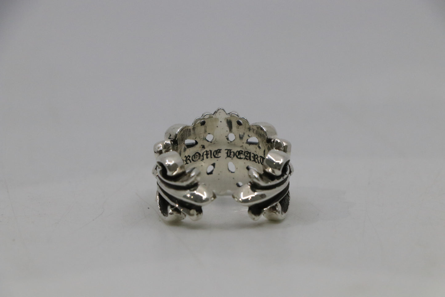 Chrome Hearts Double Floral Ring Size 11