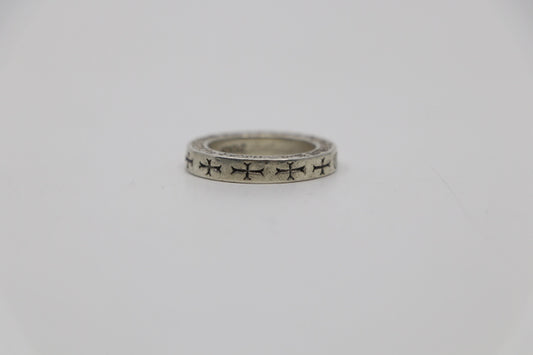 Chrome Hearts NYC Fuck You .925 Sterling Silver Ring Size 5US