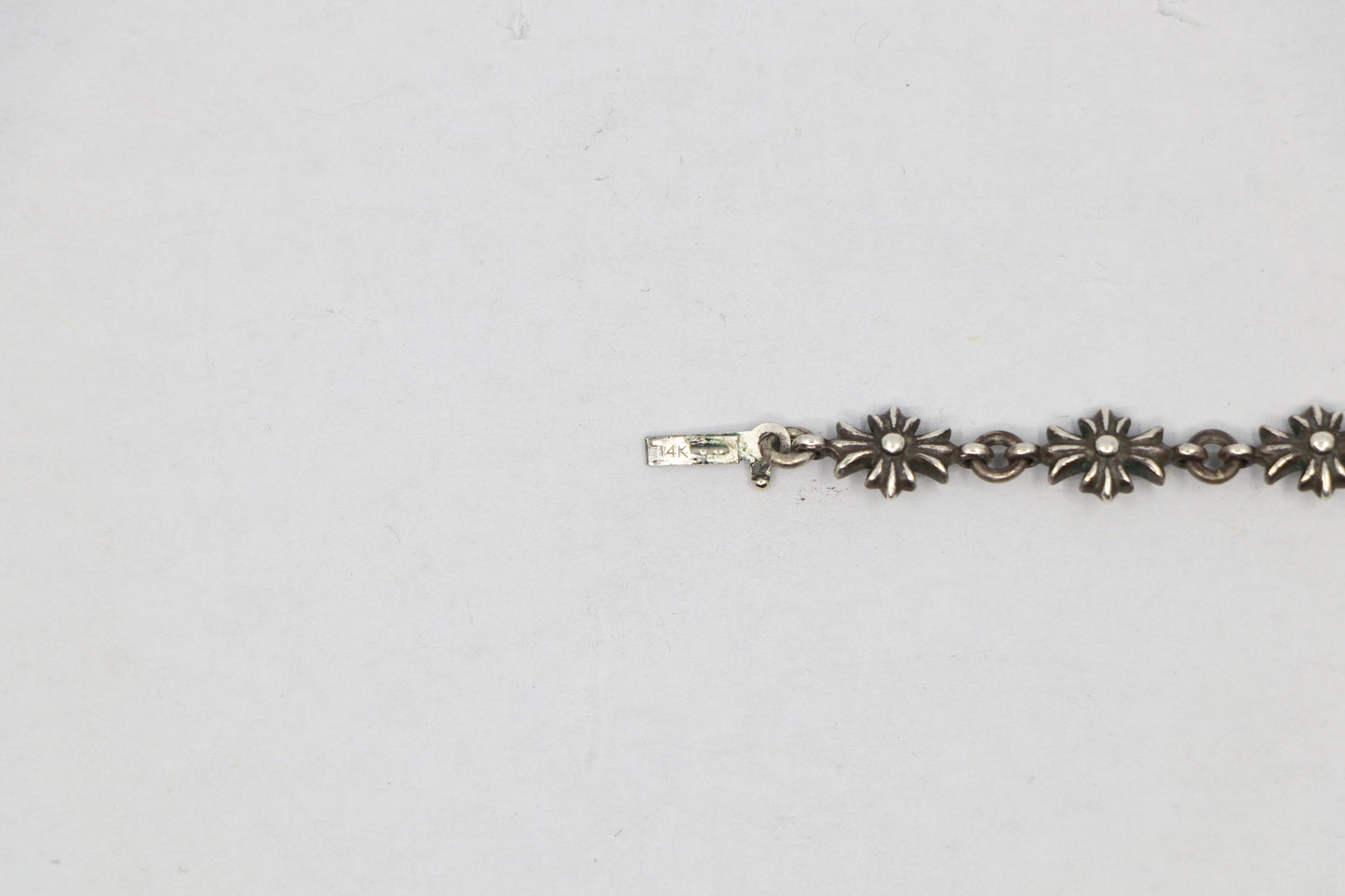 Chrome Hearts Tiny E Necklace 24" Sterling Silver| AVNTGRDNY NYC