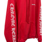 Chrome Hearts Online Exclusive Scroll Logo Hoodie Red Size XL