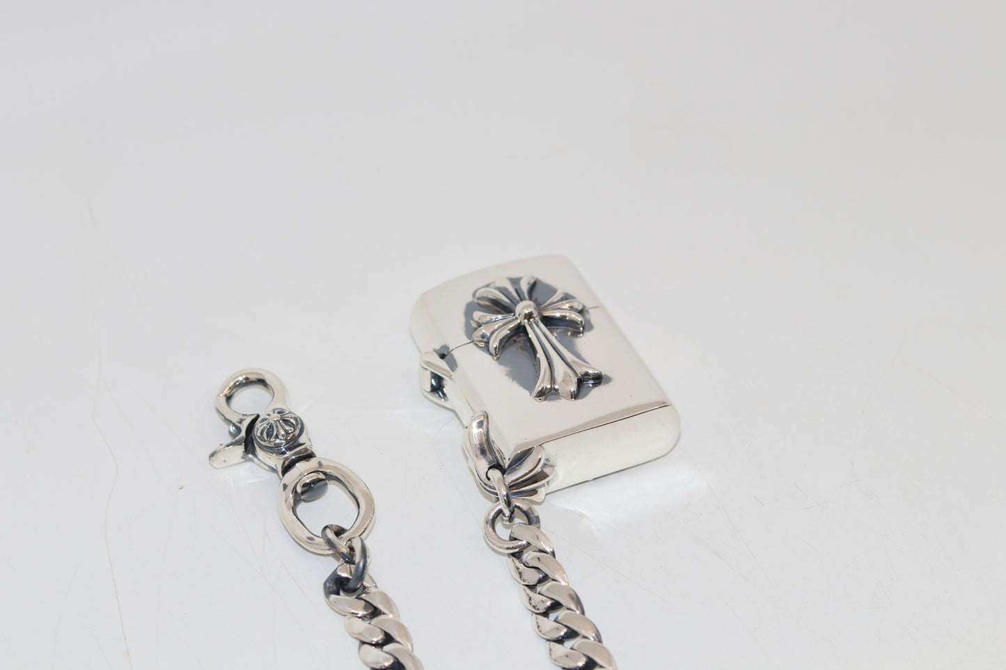 Chrome Hearts Zippo Wallet Chain 28”