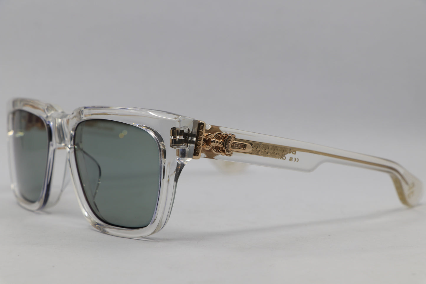 Chrome Hearts Box Officer Sunglasses Crystal| AVNTGRDNY NYC