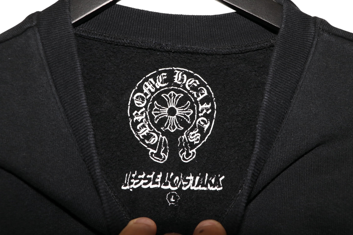 Chrome Hearts x Jesse Jo Stark Deadly Doll Crewneck Black Size L | AVNTGRDNY NYC