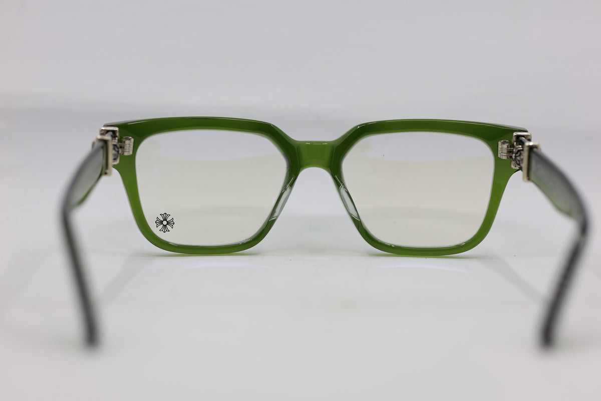 Chrome Hearts Vagillionaire Glasses Green New with Case & Cloth | AVNTGRDNY NYC