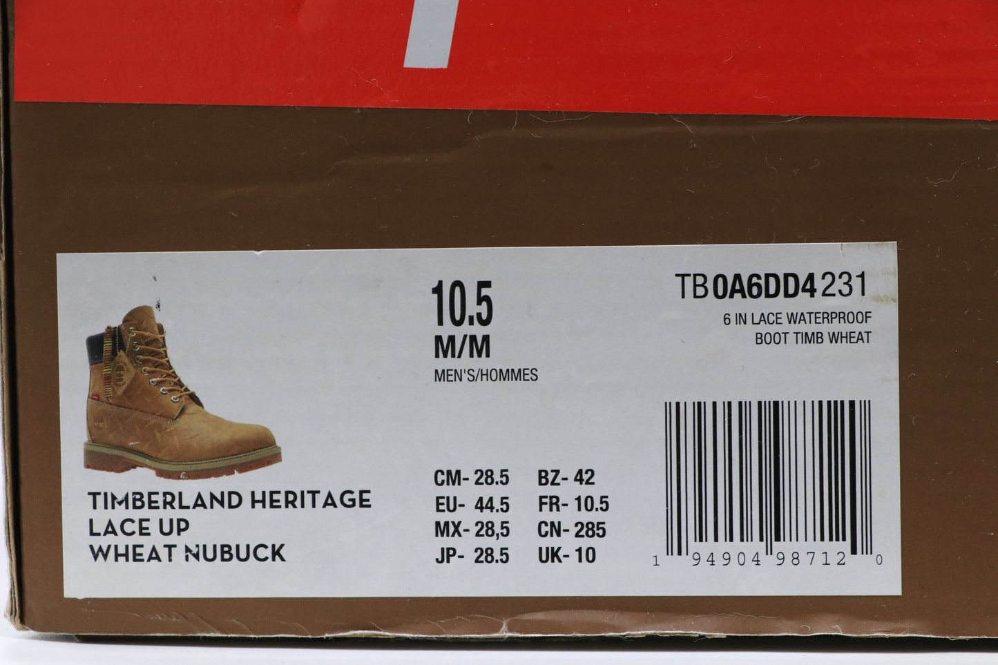 Supreme Timberland Diamondplate Size 10.5