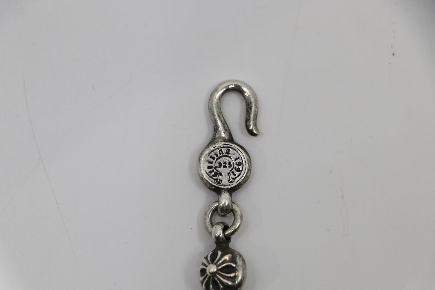 Chrome Hearts Cross Ball Chain with Multi Pendants Diamond Dagger, Cross, and Spade