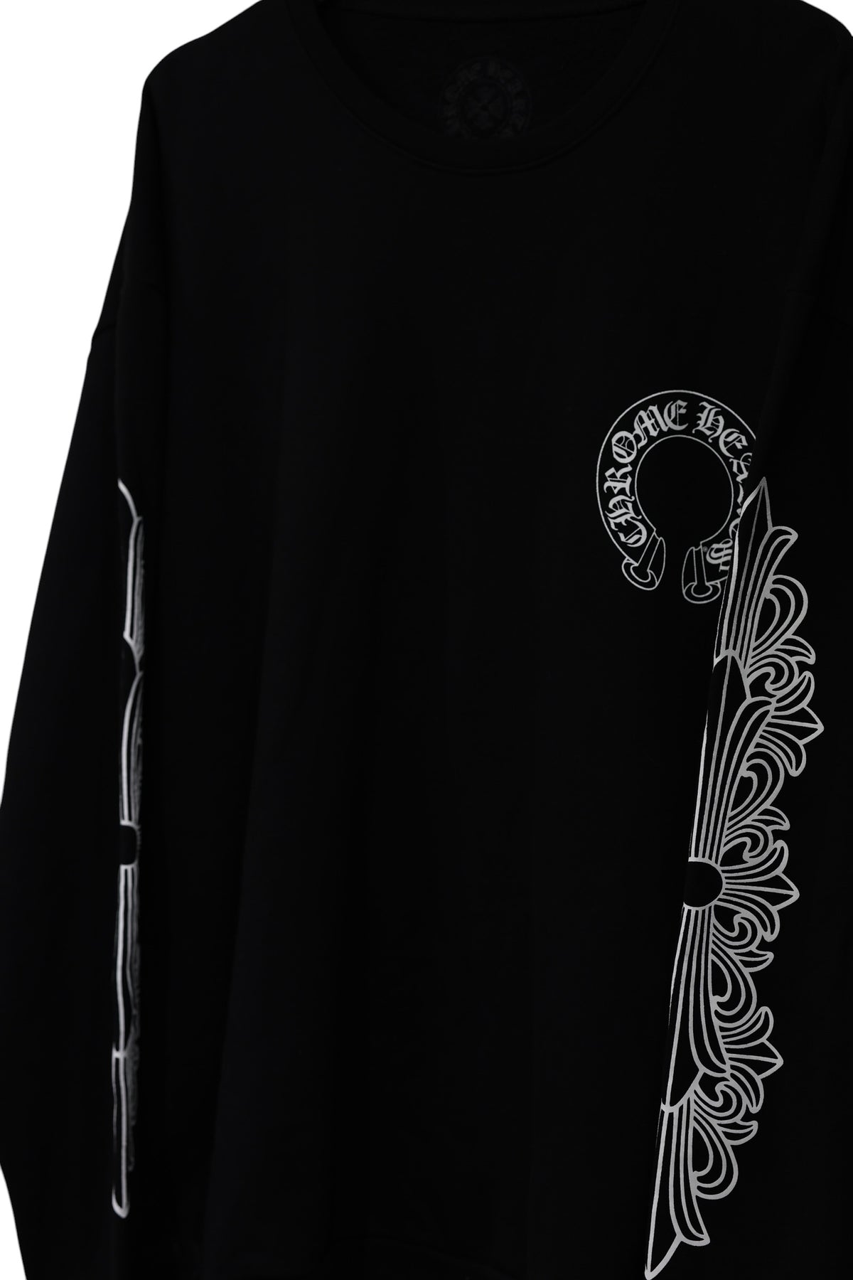 Chrome Hearts Horseshoe Floral Crewneck Black Size XXL| AVNTGRDNY NYC