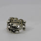 Chrome Hearts Double Floral Ring Size 7