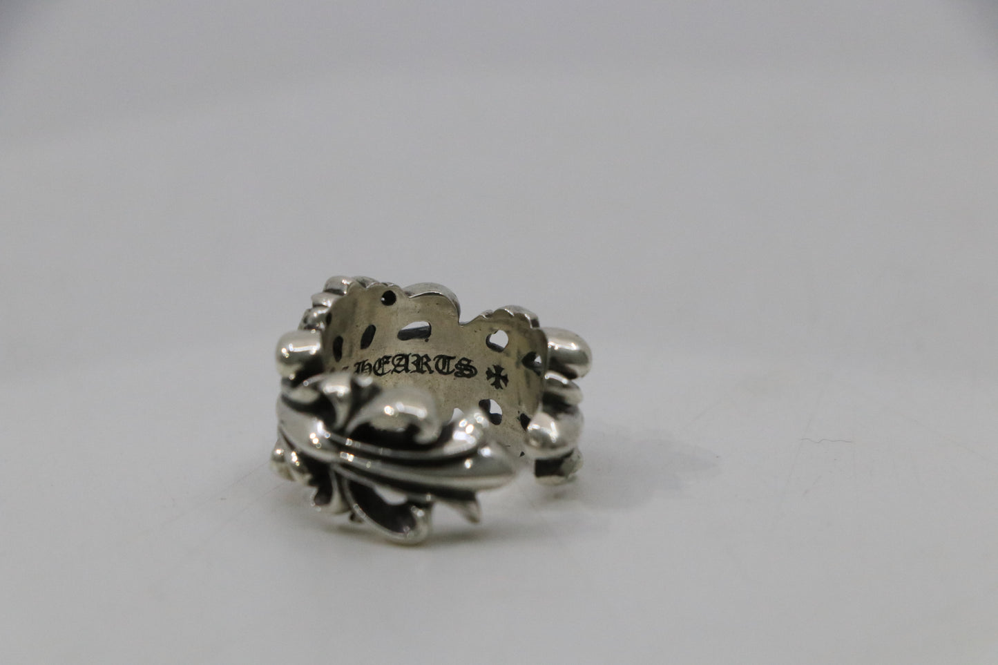 Chrome Hearts Double Floral Ring Size 7