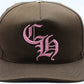 Chrome Hearts Brown & Pink CH Trucker Hat Snapback| AVNTGRDNY NYC