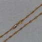 Chrome Hearts 22K Gold Twist Chain 20" | AVNTGRDNY NYC
