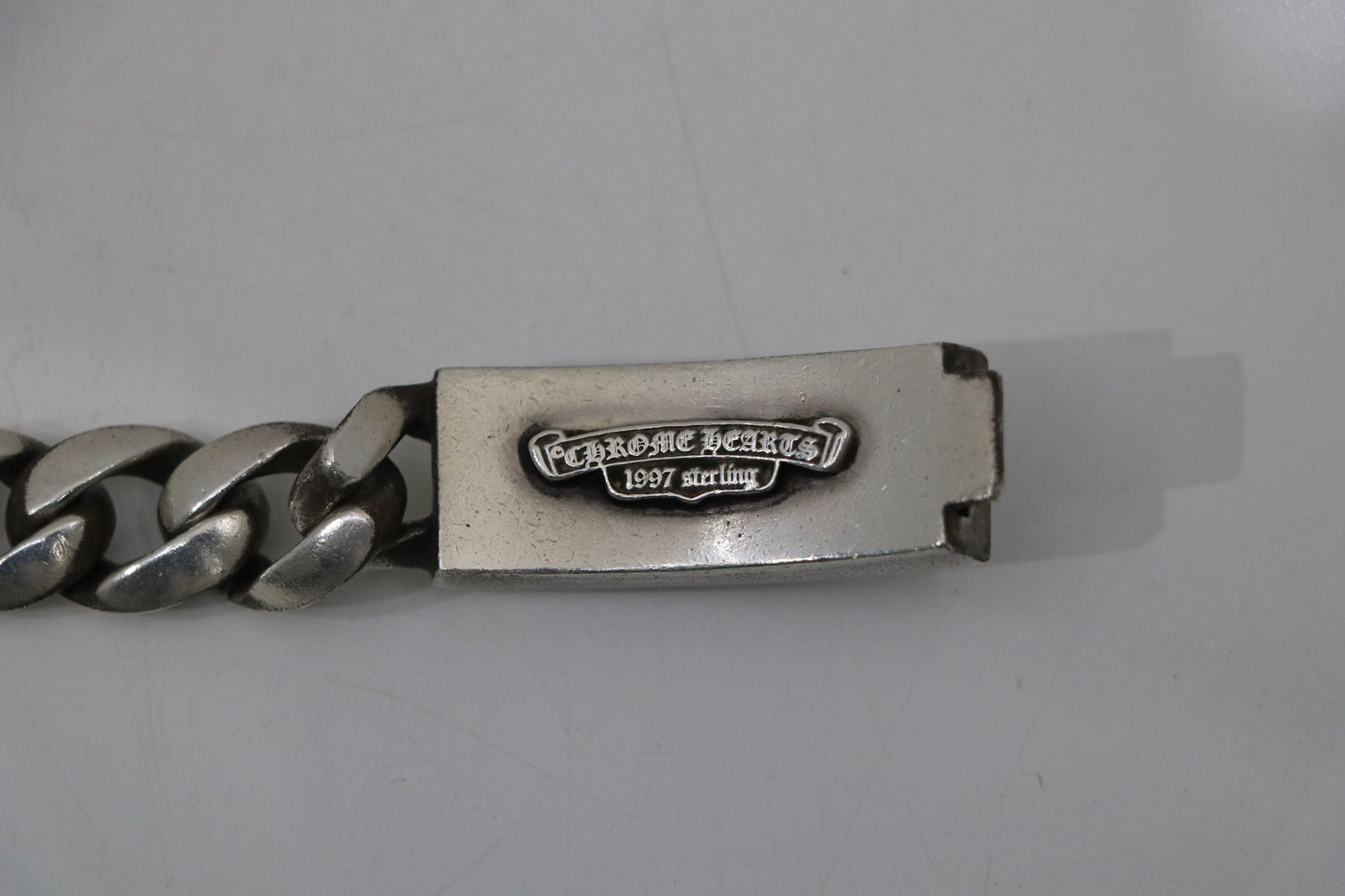 Chrome Hearts Floral ID Classic Link Bracelet 11 Link