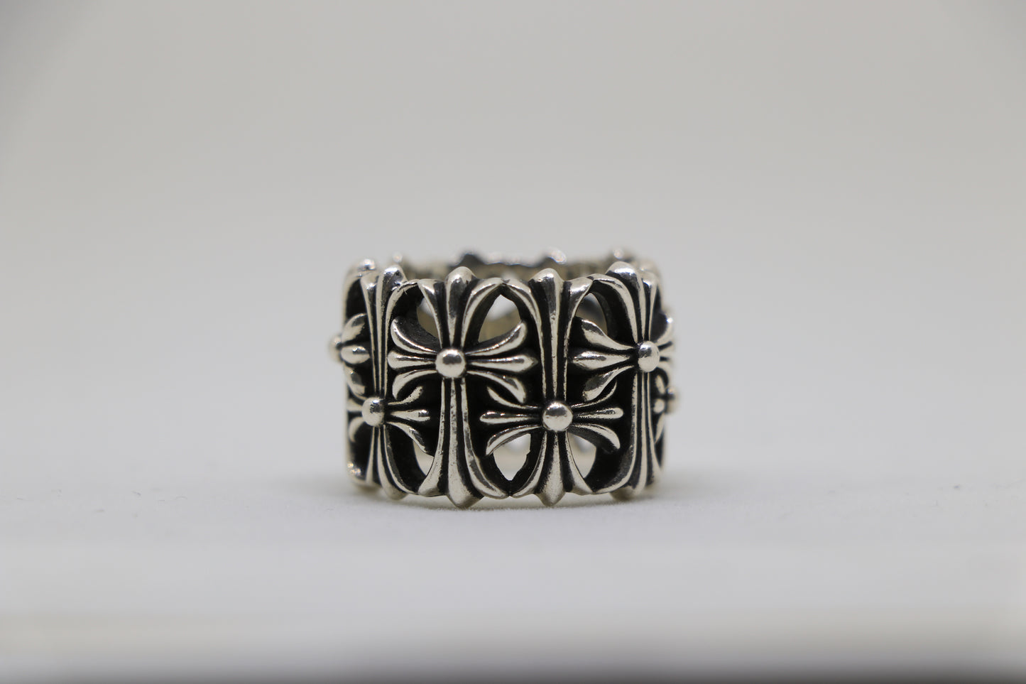 Chrome Hearts Round Cemetery Ring Size 9.5 Sterling Silver .925 | AVNTGRDNY NYC
