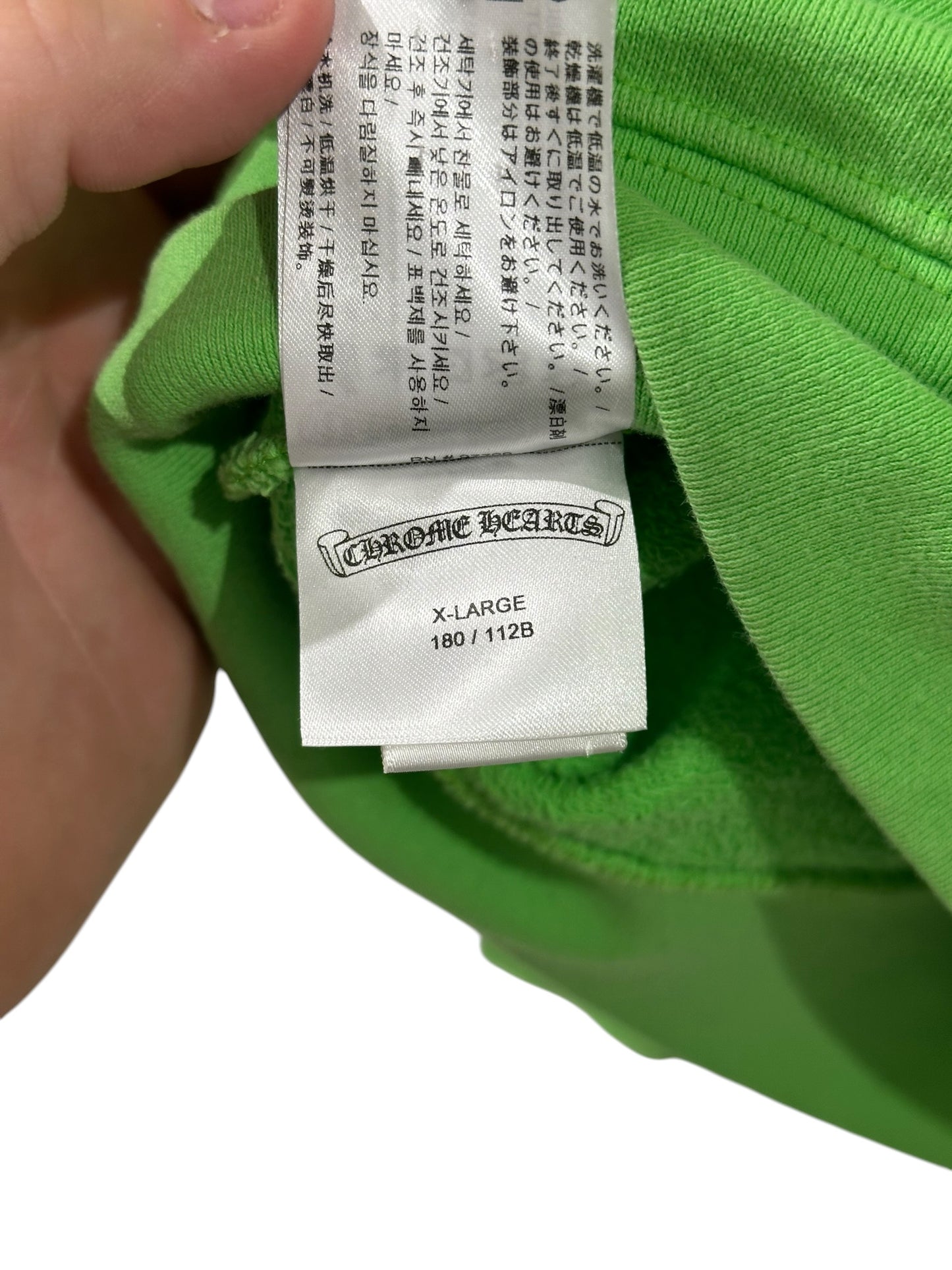 Chrome Hearts Matty Boy Sex Records Crewneck Size XL Green Cotton | AVNTGRDNY NYC