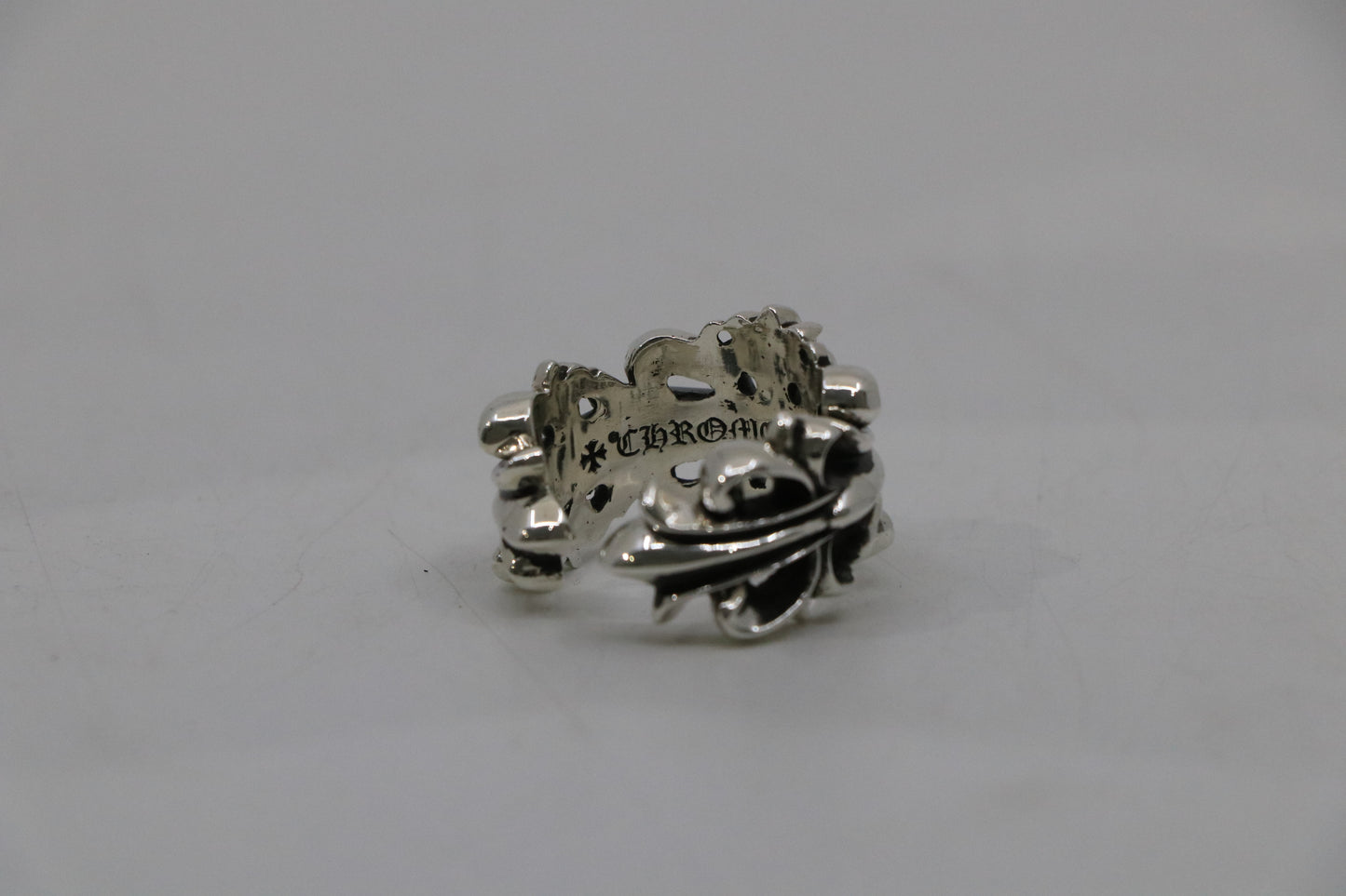 Chrome Hearts Double Floral Ring Size 11